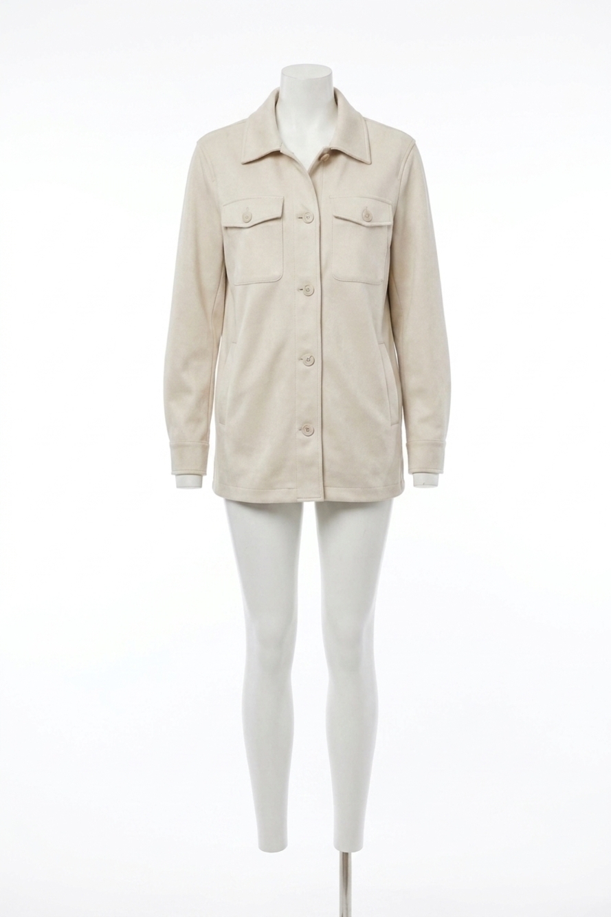 NEW TRIBAL skyla shacket - plus in natural